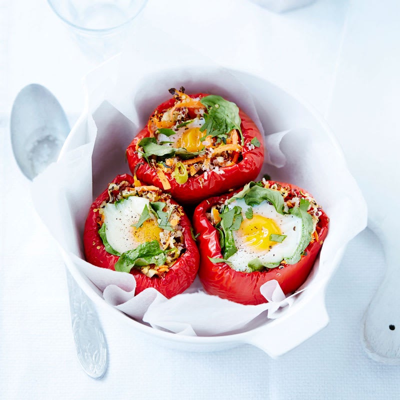 Photo of Baked egg and quinoa capsicums by WW