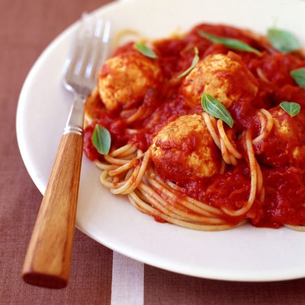 Photo of Spaghetti with chicken meatballs by WW