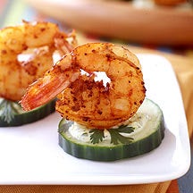 Photo of Spicy shrimp rounds with cilantro-mayo by WW
