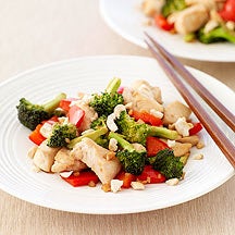 Photo of Stir-Fried Chicken with Broccoli, Red Peppers and Cashews by WW