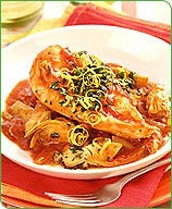 Photo of Chicken stewed with artichokes and tomatoes by WW