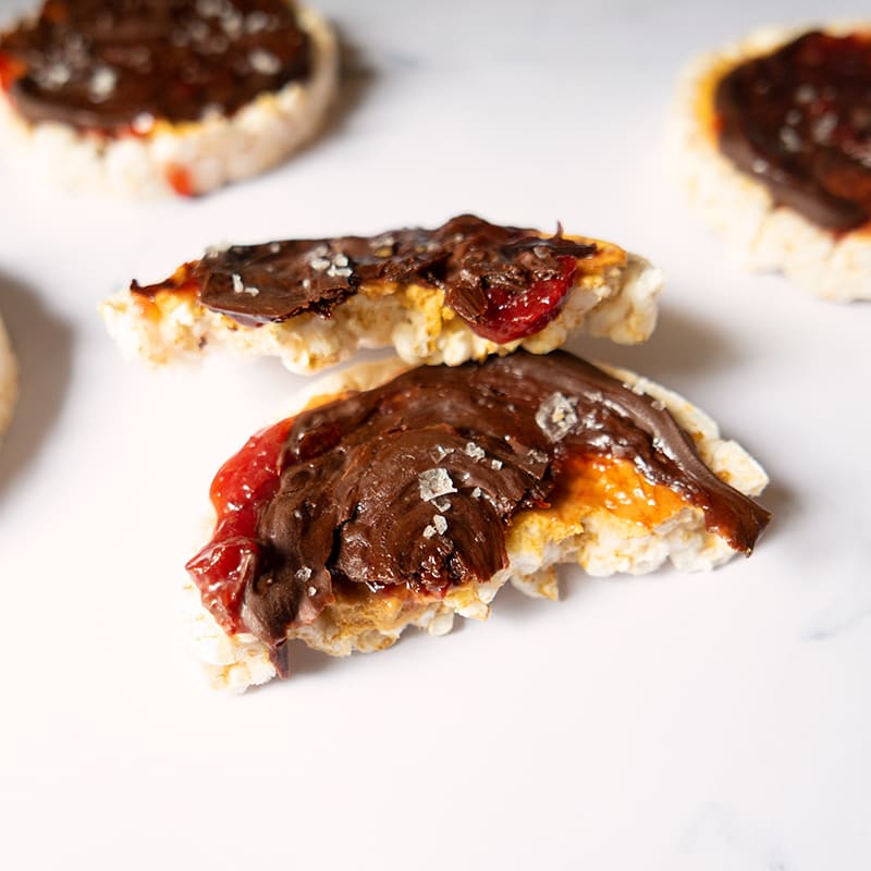 Photo of Frozen Peanut Butter & Jelly Rice Cakes by WW