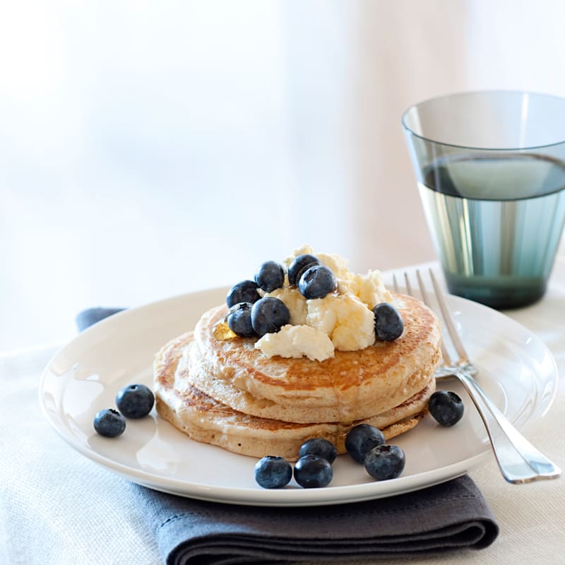 Photo of Hotcakes with blueberries & ricotta by WW