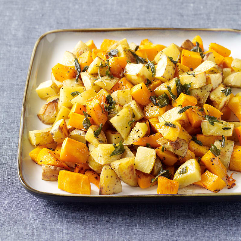 Photo of Butternut Squash and Yukon Gold Potatoes with Sage-Brown Butter by WW