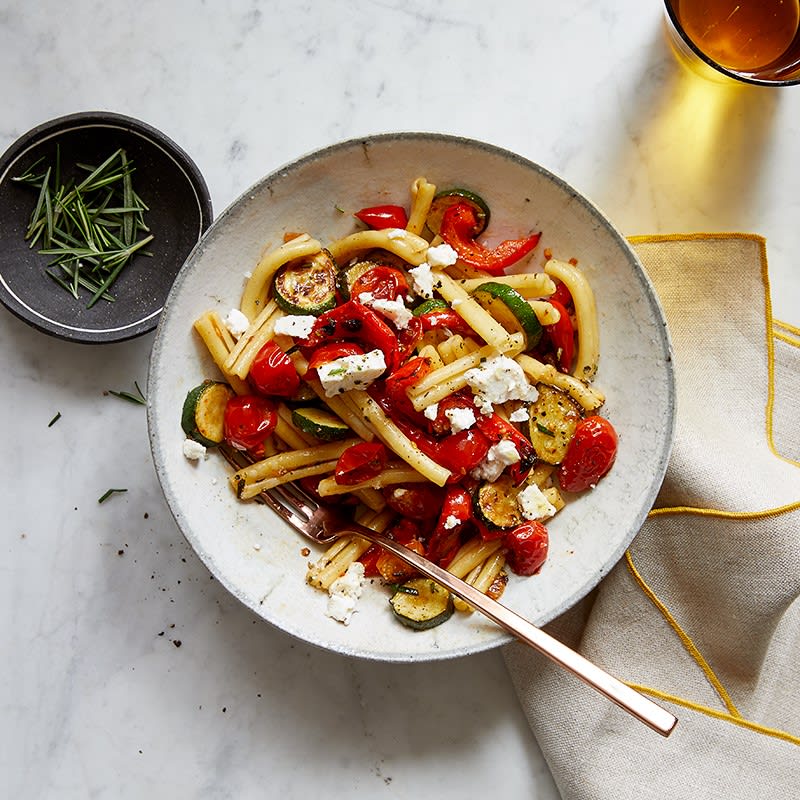 Photo of Pasta with Rosemary-Roasted Vegetables & Feta by WW