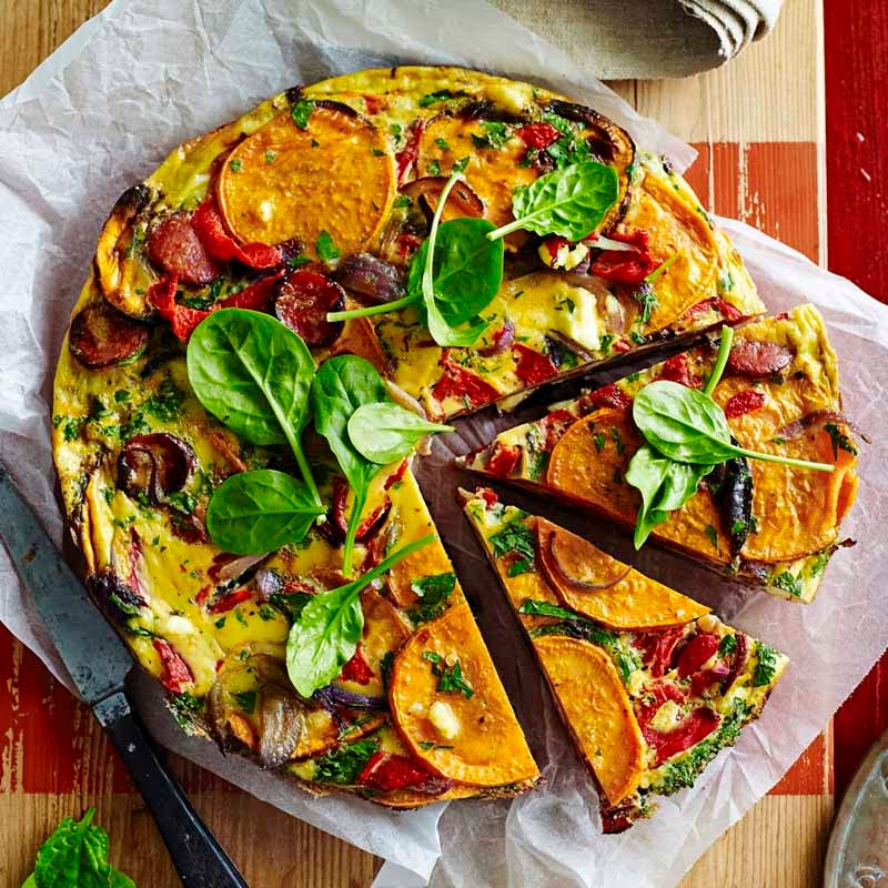 Photo of Roasted vegetable and chorizo tortilla by WW