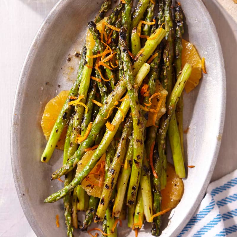 Photo of Grilled Asparagus with Orange Butter by WW
