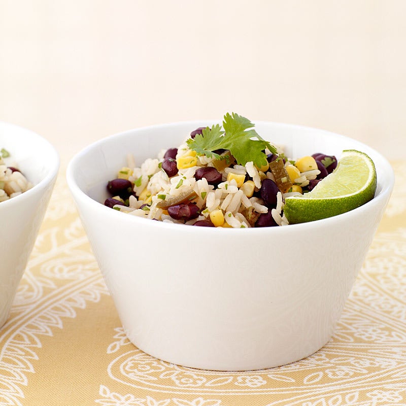 Photo of Brown rice salad with black beans and corn by WW