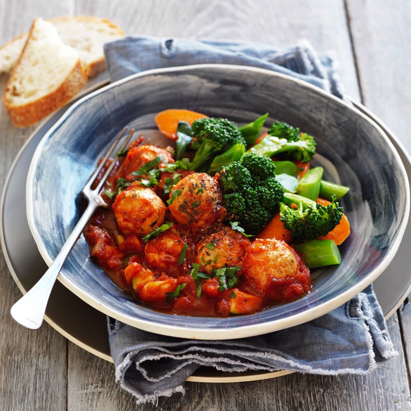 Photo of Chicken meatballs with tomato and parmesan by WW