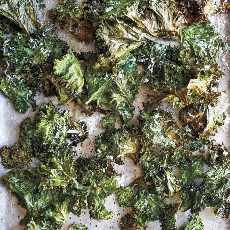 Photo of Crunchy Parmesan kale chips by WW