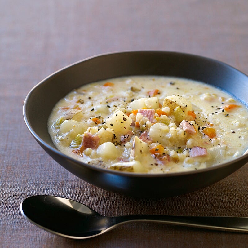 Photo of Potato and Canadian bacon slow cooker chowder by WW