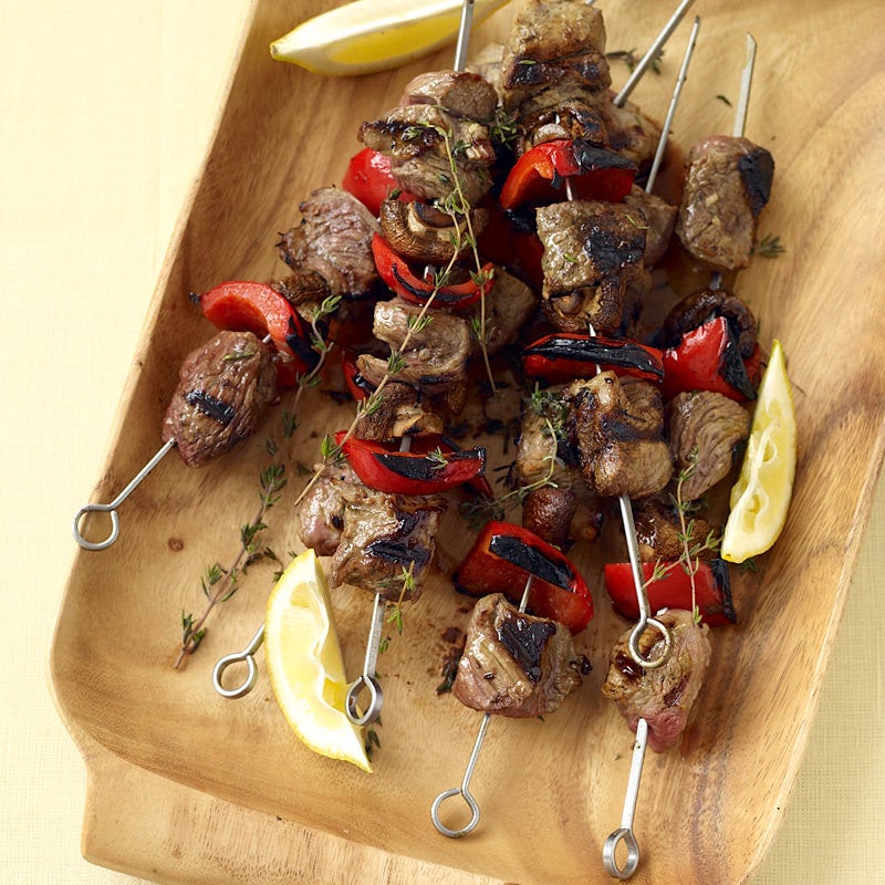 Photo of Lamb and vegetable kebabs by WW
