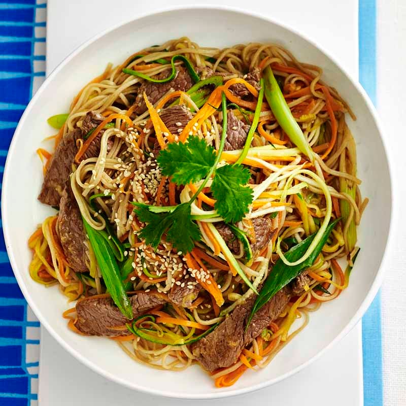 Photo of Warm beef and soba noodle salad by WW