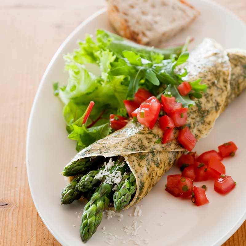 Photo of Egg and asparagus omelette roll by WW