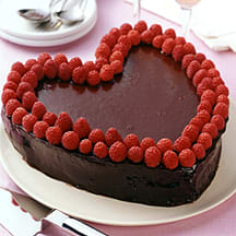 Photo of Chocolate-Raspberry Heart Cake by WW