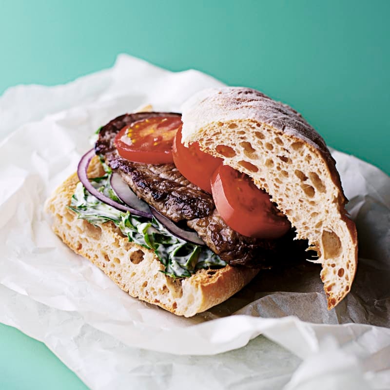 Foto Ciabatta-Steak-Sandwich von WW