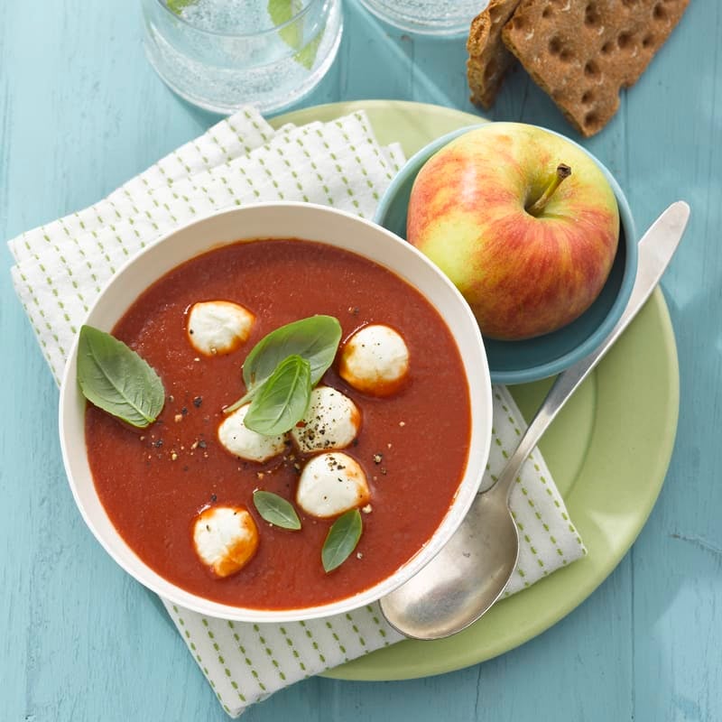 Foto Tomaten-Mozzarella-Suppe von WW