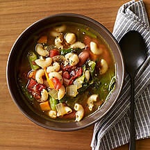 Photo of Vegetarian minestrone soup with escarole by WW