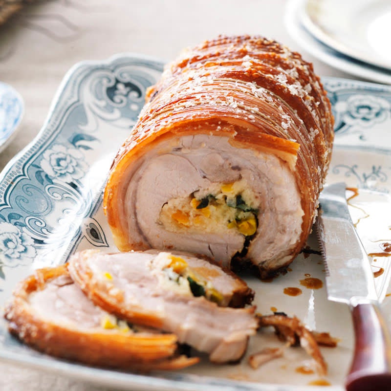 Photo of Pork loin with pistachio and apricot couscous stuffing by WW