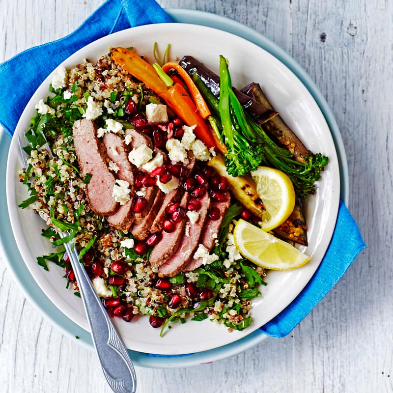 Photo of Lamb with quinoa salad by WW