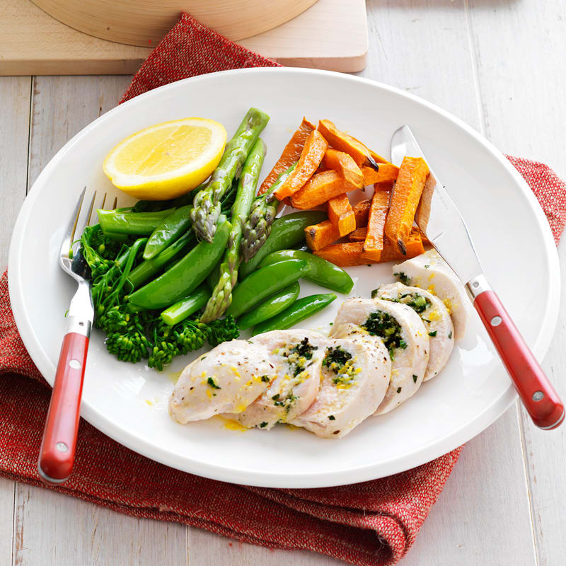Photo of Steamed chicken with herb seasoning by WW