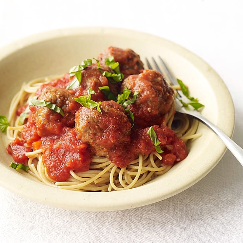 Photo of Super–easy spaghetti and meatballs by WW