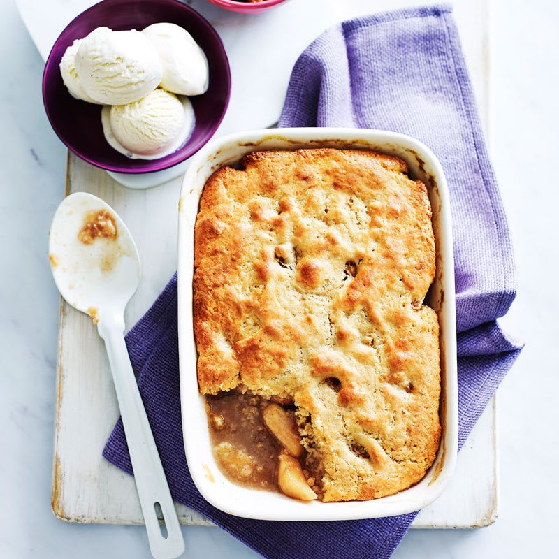 Photo of Butterscotch and apple self-saucing pudding by WW
