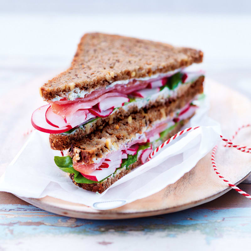 Photo de Sandwich au jambon et aux radis prise par WW