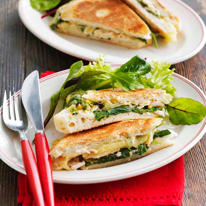Photo of Chicken, spinach and cheese toasties by WW