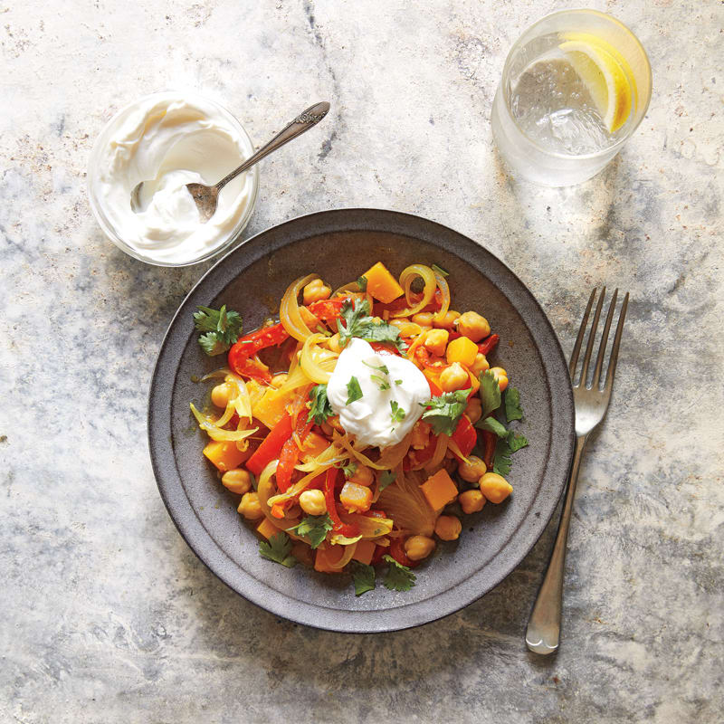 Photo of Butternut squash & chickpea vegetable curry by WW