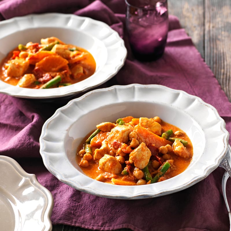 Photo of Butter chicken and vegetables by WW