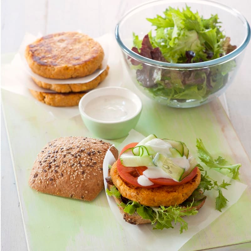 Photo of Sweet potato & chickpea burger by WW