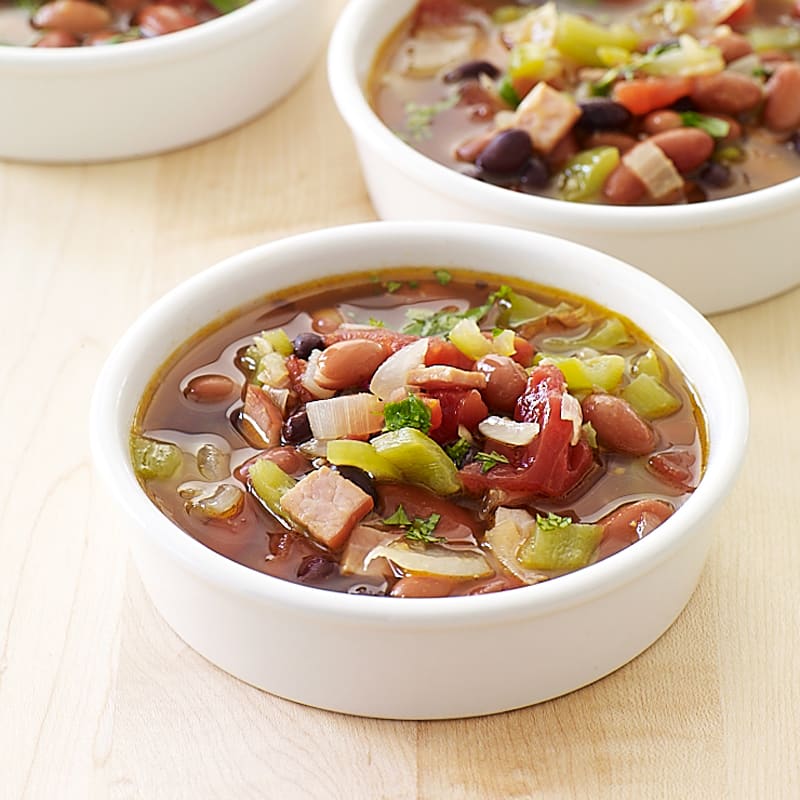 Photo of Spicy Chipotle 3-Bean Soup with Back Bacon by WW