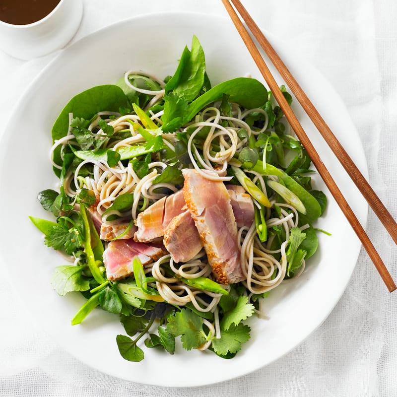 Photo of Soba noodle and tuna salad by WW