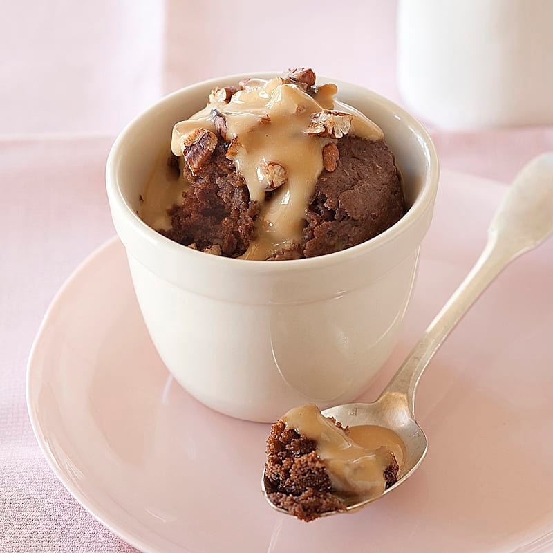 Photo of Brownie puddings with coffee caramel sauce by WW