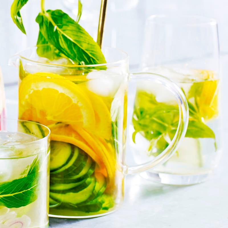 Photo of Cucumber, orange and mint water by WW