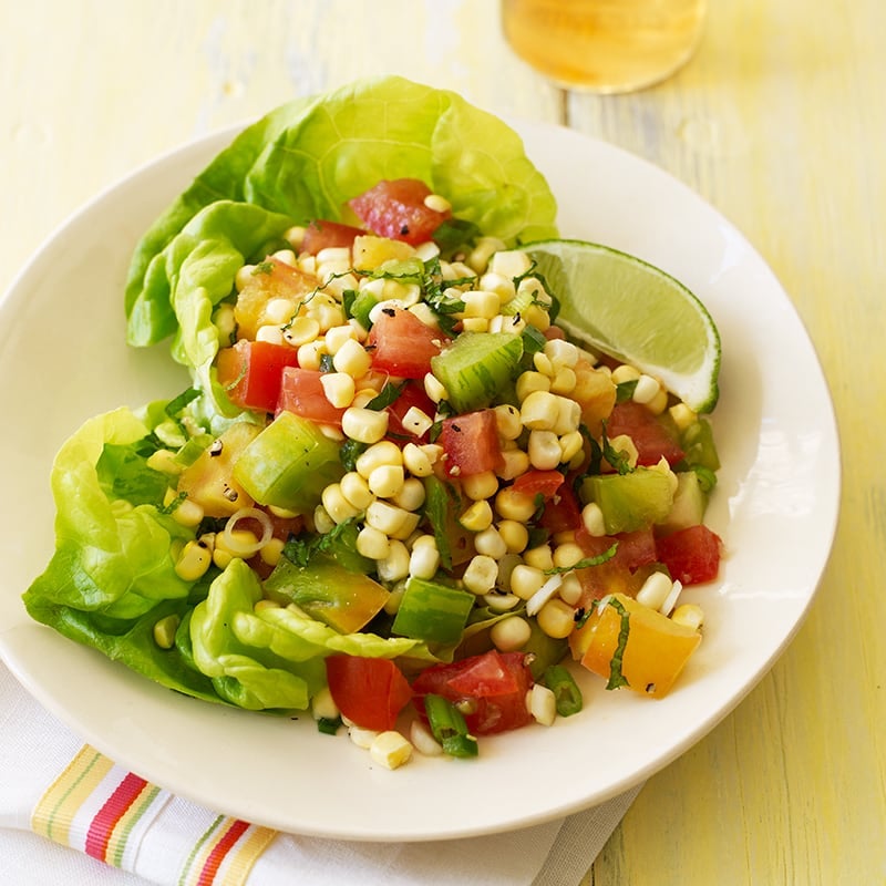 Photo of Fresh Corn Salad with Heirloom Tomatoes & Lime by WW