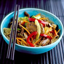 Photo de Porc aux légumes chinois au wok prise par WW