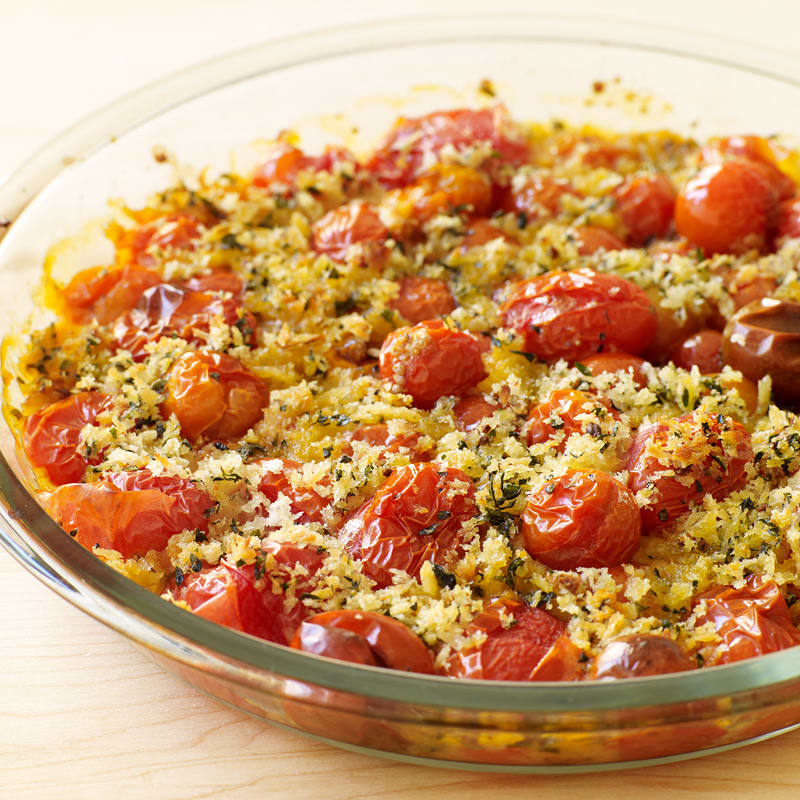 Photo of Slow-roasted cherry tomatoes with herbed crumbs by WW