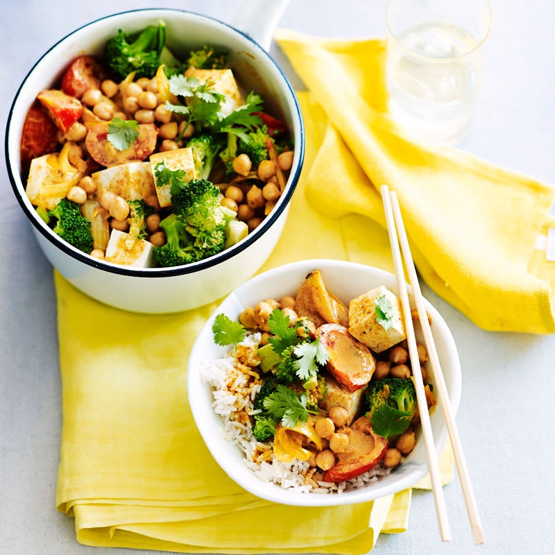 Photo of Broccoli, chickpea and tofu curry by WW