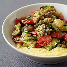 Photo of Roasted vegetables over polenta by WW