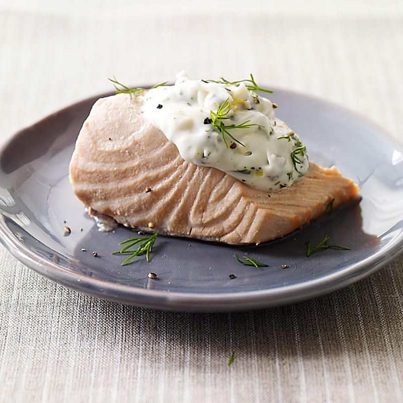 Photo of Cold Poached Salmon with Caper-Mayonnaise by WW