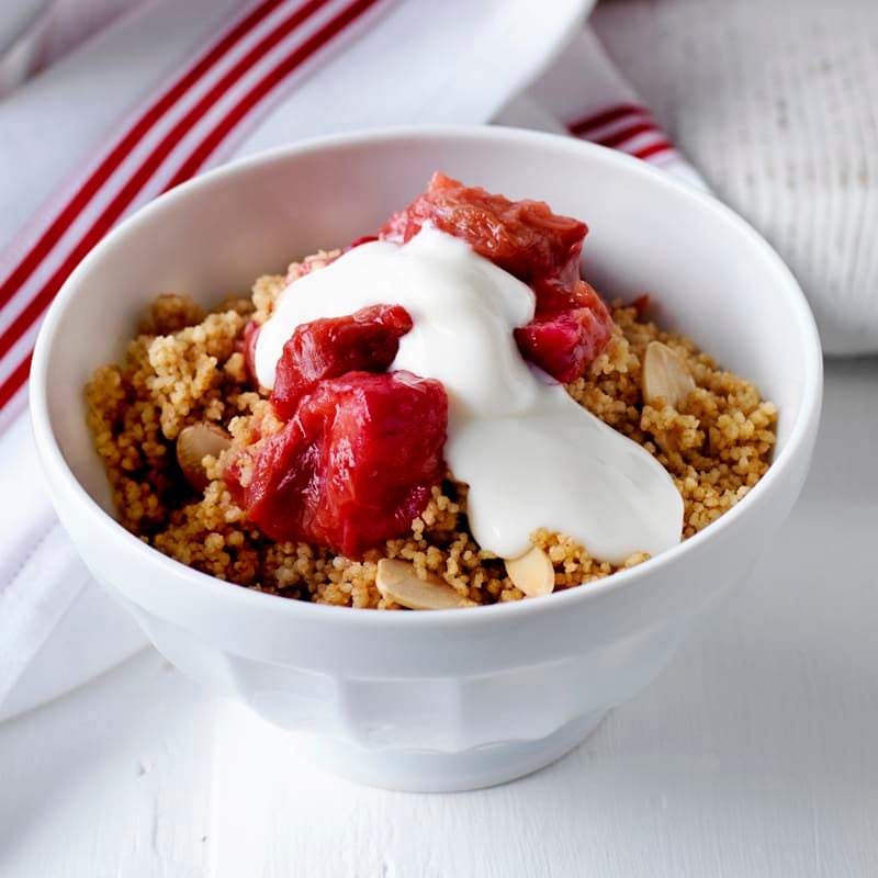 Photo of Spiced breakfast couscous with rhubarb by WW