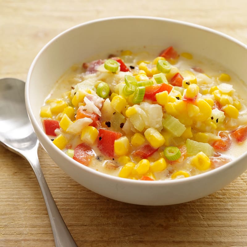 Photo of Summer Corn, Bacon and Potato Chowder by WW