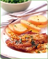 Photo of Veal scallopini with lemon, garlic, and pine nuts by WW