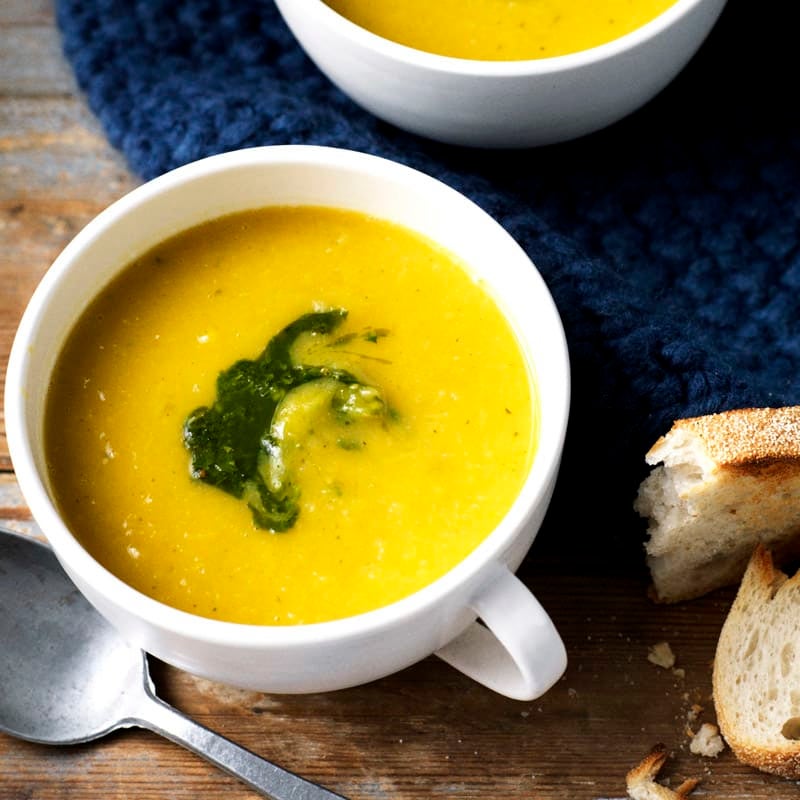 Photo of Pumpkin and white bean soup with pesto by WW