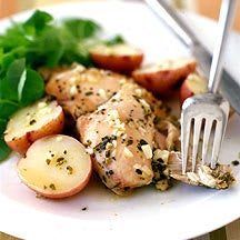 Photo of Greek Lemon Chicken Thighs And Potatoes by WW