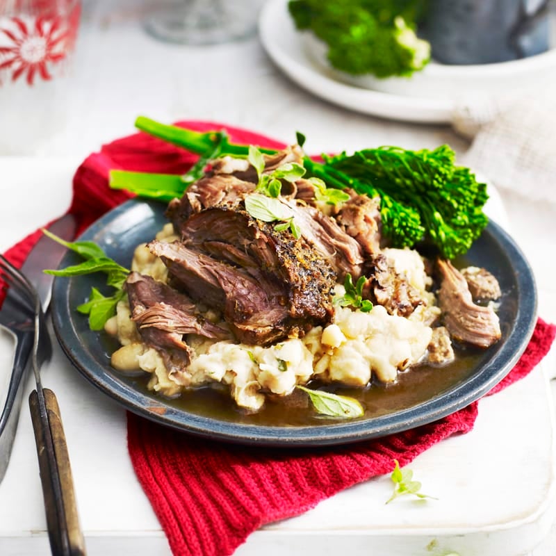 Photo of Slow roasted spanish lamb with smashed white beans by WW
