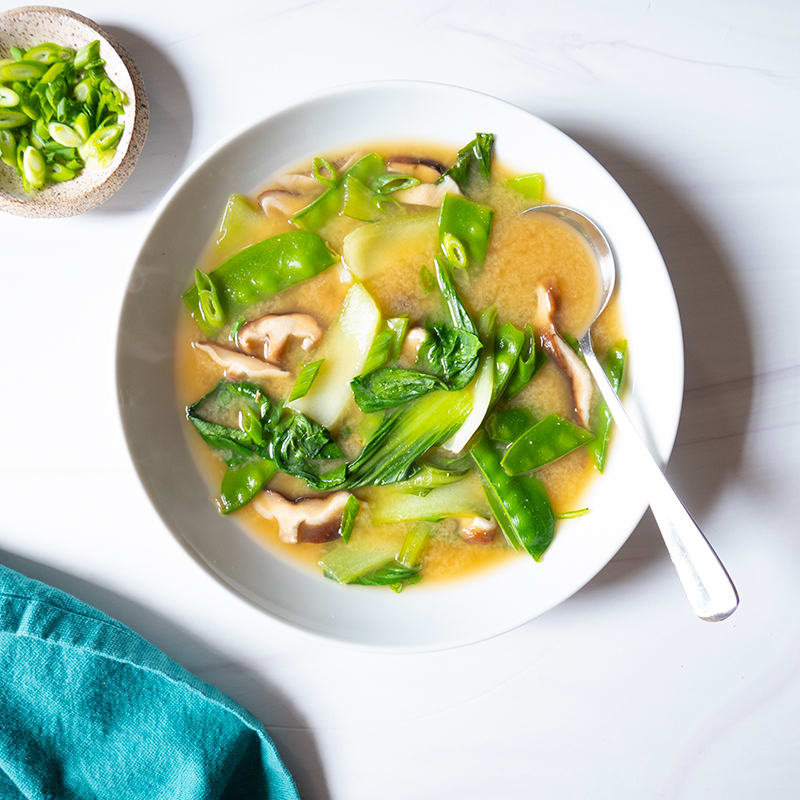 Photo of Ginger-Miso Vegetable Soup by WW