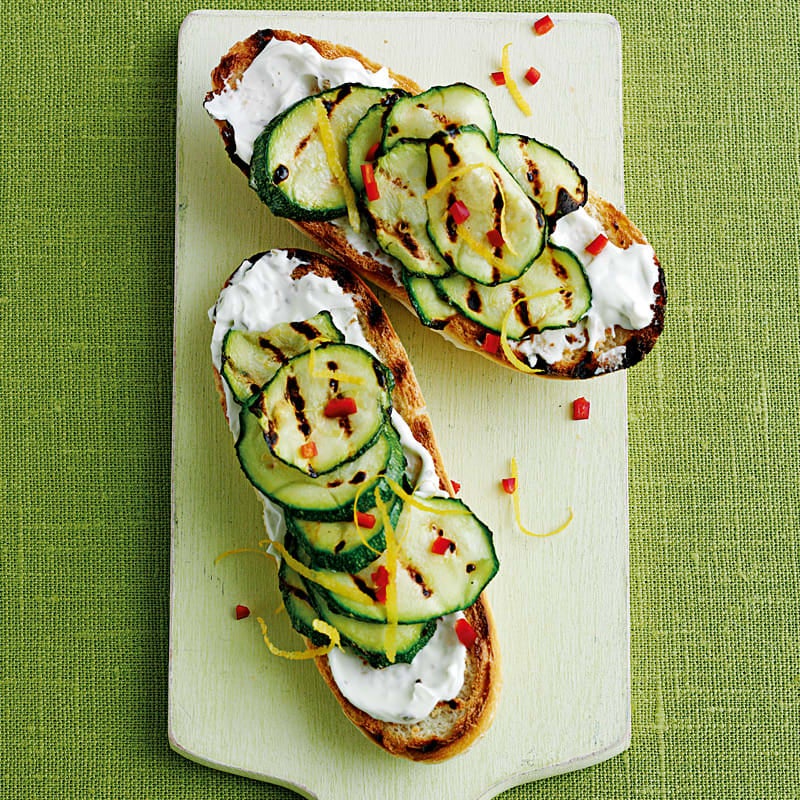 Photo of Courgette & soft cheese bruschetta by WW